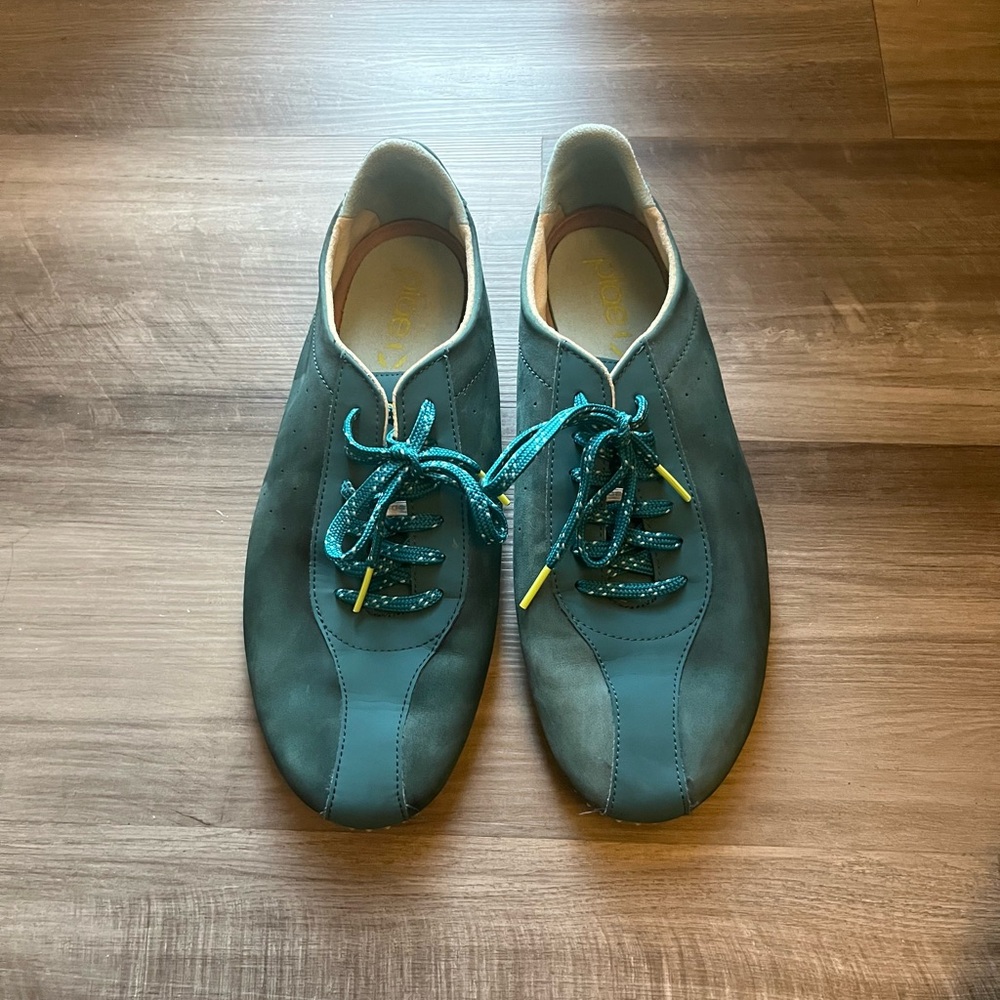 PLAE Sun Sneakers in Cream and Green